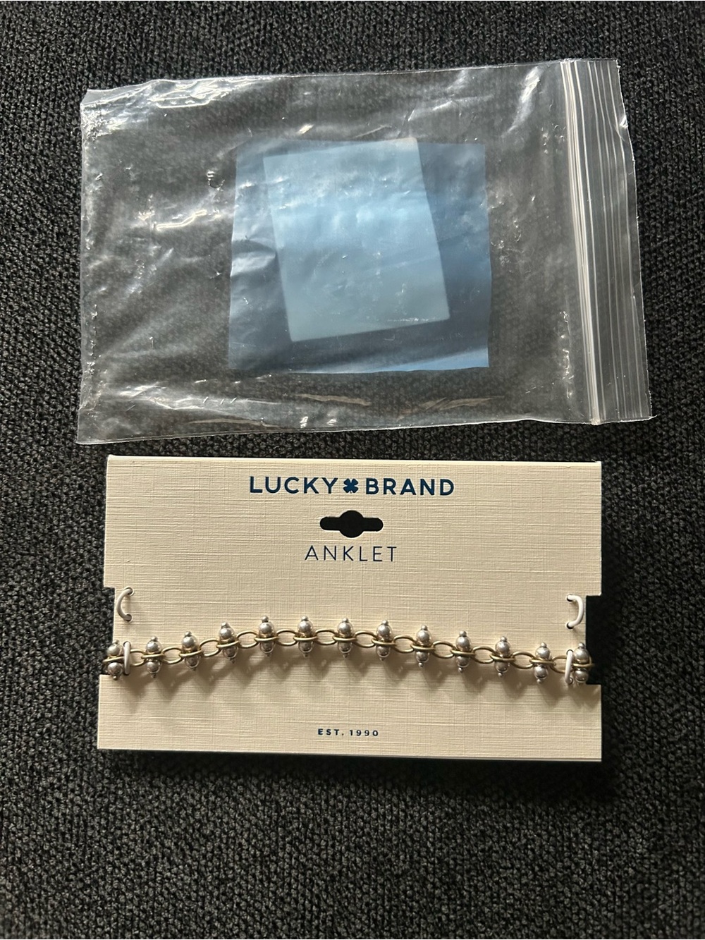 Lucky Brand Anklet Bracelets Gold Tone New
